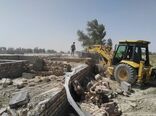 200مترمربع اراضی کشاورزی درشمال سیستان وبلوچستان آزادسازی شد