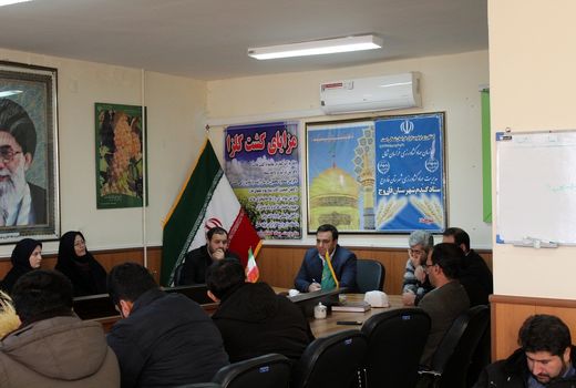 برگزاری جلسه گسترش نوغانداری درمدیریت جهاد کشاورزی فاروج