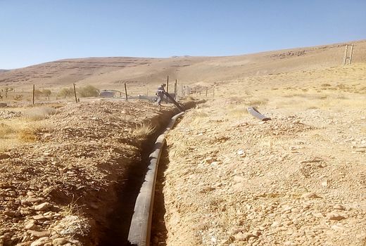 طرح 82هکتاری آبیاری کم فشار تجمیعی روستای پیرده تحویل موقت شد