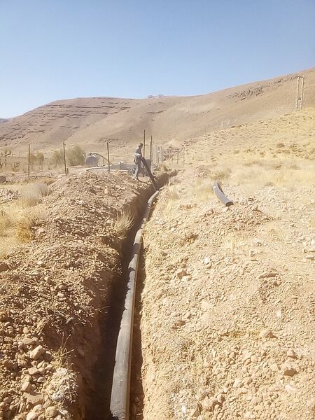 طرح 82هکتاری آبیاری کم فشار تجمیعی روستای پیرده تحویل موقت شد