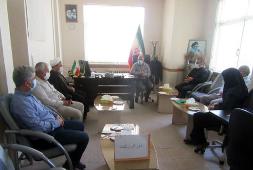 تشکیل جلسه شورای زکات در مدیریت جهاد کشاورزی شهرستان خداآفرین