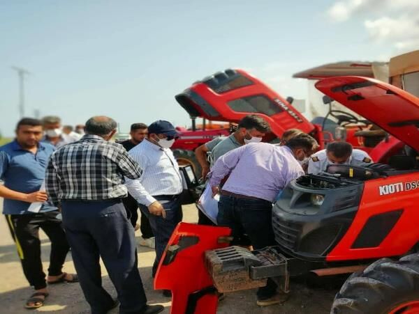 60 دستگاه تراکتور در فریدونکنار پلاک گذاری شد