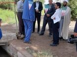 افتتاح فاز هشتم کانال چاری باغین شهرستان کرمان در سومین روز از هفته جهاد کشاورزی