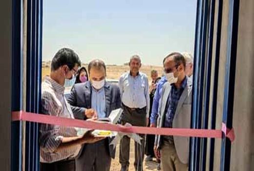 یک طرح آبیاری کم فشار در اردستان افتتاح شد