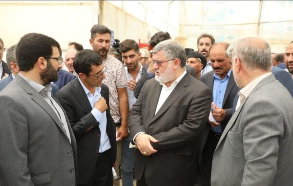 بازدید استاندار آذربایجان غربی از مجتمع گلخانه‌ای روستای گنگچین ارومیه 