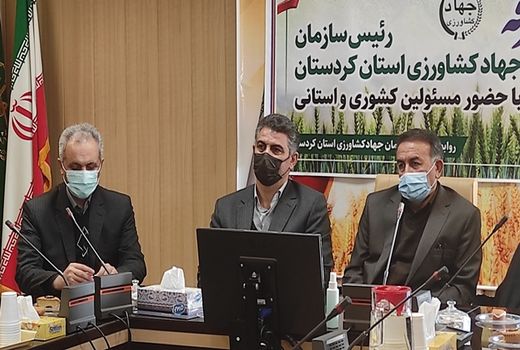 مراسم تودیع و معارفه رییس سازمان جهاد کشاورزی استان کردستان