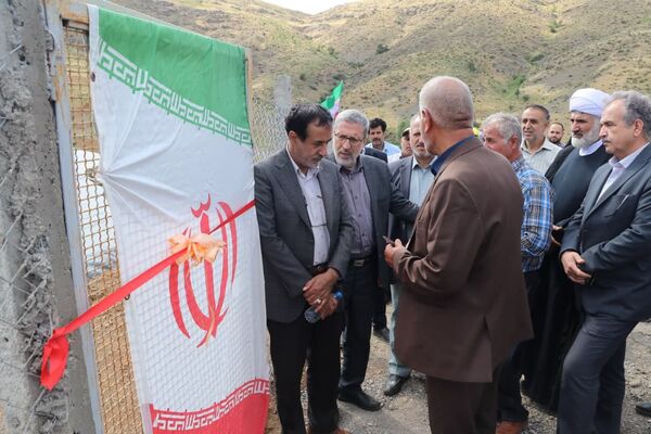 استخر کشاورزی ۷۰ هزار متر مکعبی در الموت غربی افتتاح شد