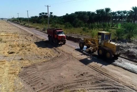 احداث ۱۸ کیلومتر جاده دسترسی بین مزارع کشاورزی سیستان‌وبلوچستان 