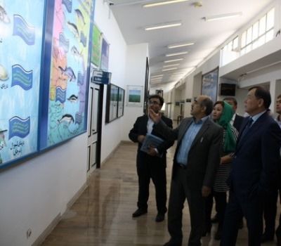 بازدید استاندار استان ژامبیل و سفیر قزاقستان از مؤسسه تحقیقات بین المللی تاسماهیان دریای خزر