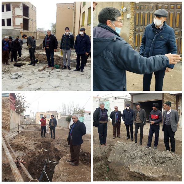 بازدید مدیر آب و خاک سازمان جهاد کشاورزی قزوین از طرح مرمت و احیای قنات شهرستان البرز