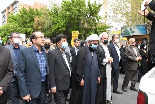 راهپیمایی روز قدس با حضور پرشور خانواده بزرگ جهادکشاورزی در  تبریز برگزار شد