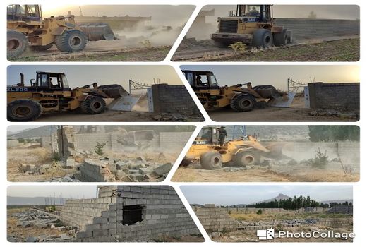 تخریب 850 باغ شهری غیرمجاز در شیراز