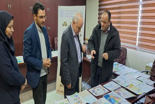 آثار برگزیده مسابقه نقاشی هفته خاک در استان آذربایجان شرقی اعلام شد