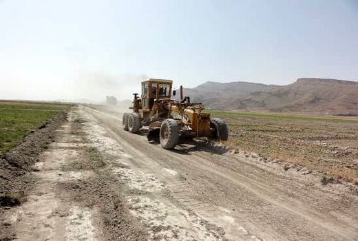 جاده بین مزارع هیربدان داراب به بهره برداری رسید