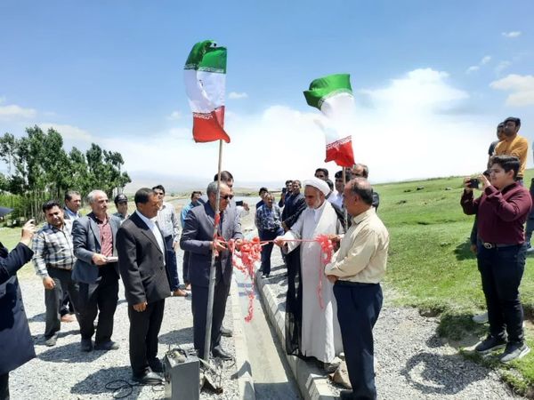 افتتاح پروژه احیا و مرمت قنوات روستای تازهکندطهماسب