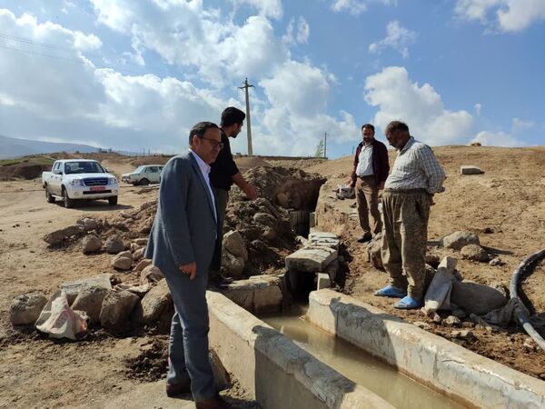 اتمام مرمت و لایروبی دو رشته قنات کشاورزی در شهرستان ورزقان