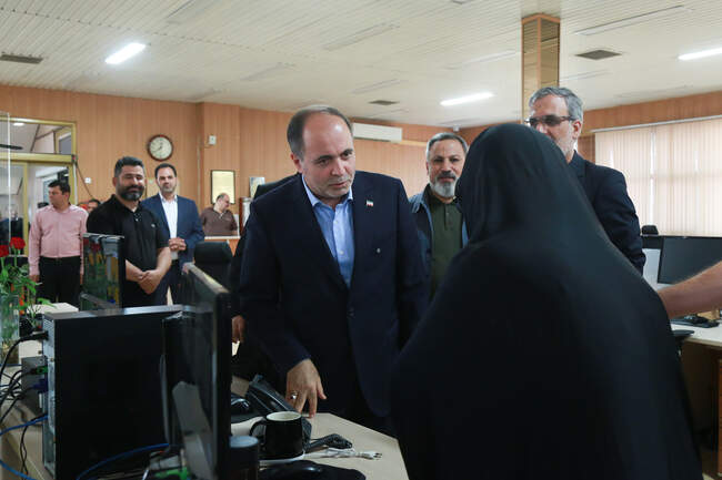  بازدید وزیر جهاد کشاورزی از خبرگزاری ایرنا 