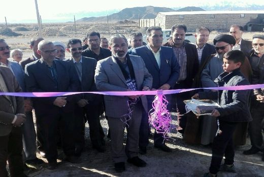 افتتاح پروژ ه مجتمع گاوشیری دشت مرک شهرستان بیرجند در ششمین روز دهه فجر