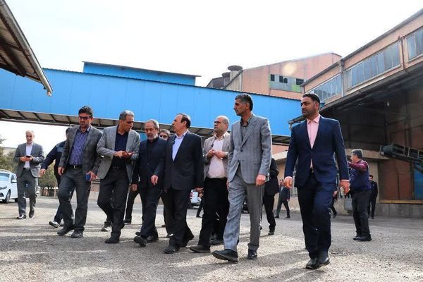 بازدید استاندار قزوین از کارخانه قند 