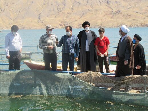 بازدید نماینده محترم ولی فقیه و امام جمعه ایلام از پروژه های مهم بخش کشاورزی در شهرستان بدره 
