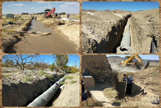 بازسازی ونوسازی 33 رشته قنات در شهرستان سربیشه