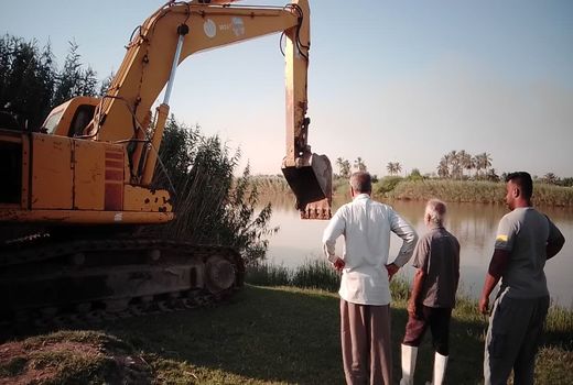 افزایش بهره‌وری آب و محصول خرما با لایروبی انهار در آبادان