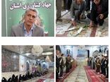 مزار مطهر شهدای سمنان گلباران شد