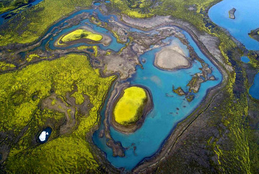 تصویر هوایی از ایسلند