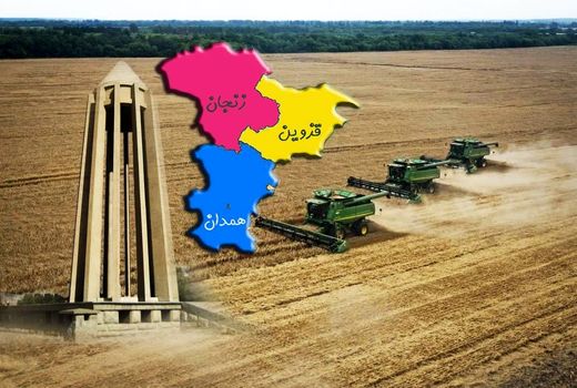 رقابت پایاپای کشاورزان زنجانی و همدانی در تحویل گندم