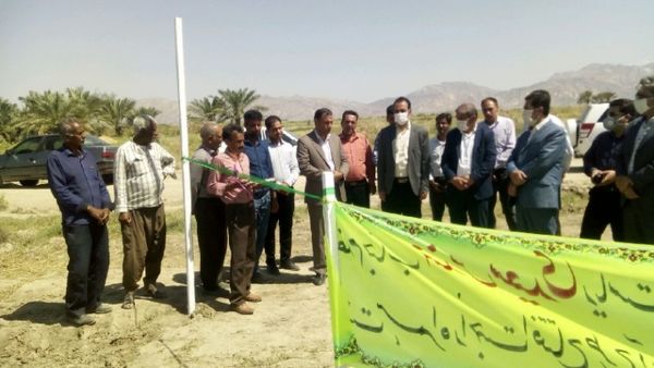 افتتاح سیستم آبیاری کم فشار 107 هکتاری شهرستان ارزوئیه با حضور رئیس سازمان جهاد کشاورزی استان کرمان