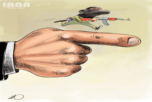 تروریسم محکوم است -کارتون مهدی عزیزی