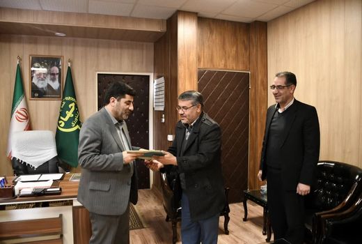 تجلیل معاون هماهنگی امور عمرانی استانداری از رئیس سازمان جهاد کشاورزی آذربایجان شرقی