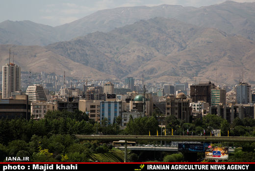 نمایی از شهر تهران