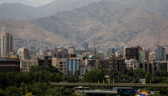 نمایی از شهر تهران