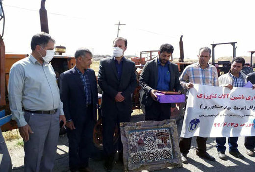 مراحل پایانی شماره گذاری ماشین آلات کشاورزی در شهرستان ورزقان  