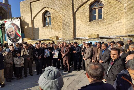 شرکت گسترده مدیران و کارکنان سازمان جهاد کشاورزی استان کرمانشاه در مراسم بزرگداشت شهادت 