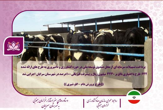 دستاورد بازدیدهای استاندار خراسان جنوبی از بخش کشاورزی شهرستان سرایان