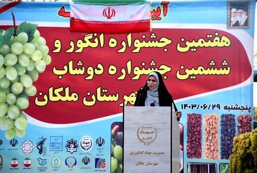 هفتمین جشنواره انگور و ششمین جشنواره دوشاب ملکان برگزار شد