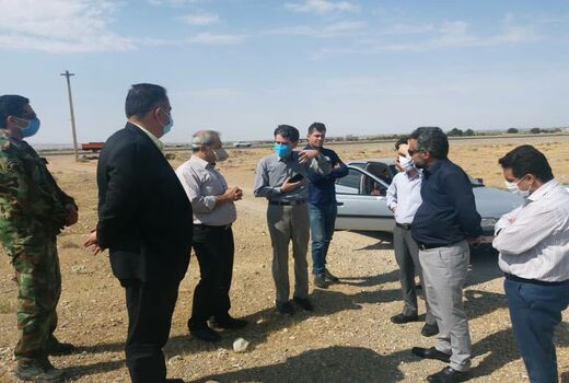 بازدید از اراضی مورد تقاضایای شرکت تعاونی خوشه‌داران پاکدشت