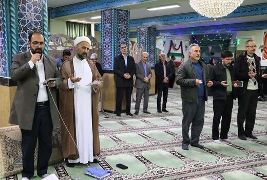 برگزاری مراسم جشن میلاد امام زمان (عج) در سازمان جهادکشاورزی استان قزوین