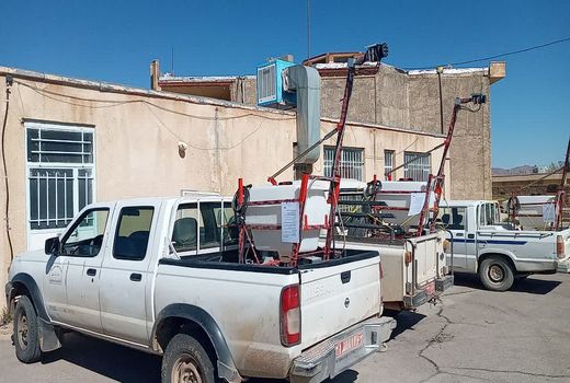 ظهور ملخ های شکم بادمجانی در مراتع شمال فارس