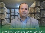 ذخیره سازی ۲۵۰ هزار تن سیب‌زمینی در استان همدان 