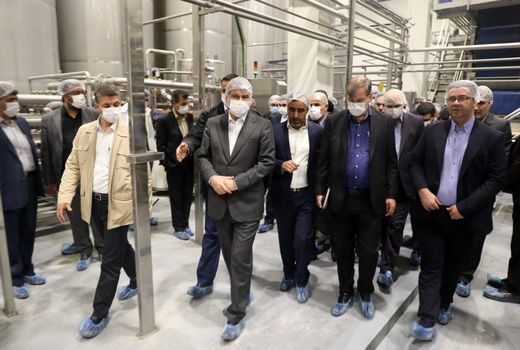 بازدید از شرکت پرشین نوش در شهرستان بستان آباد