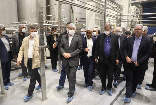 بازدید از شرکت پرشین نوش در شهرستان بستان آباد