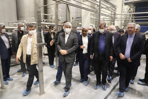 بازدید از شرکت پرشین نوش در شهرستان بستان آباد