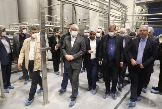 بازدید از شرکت پرشین نوش در شهرستان بستان آباد