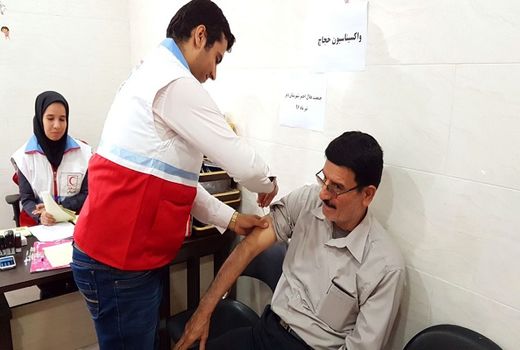 تزریق ۱۶۴ واحد واکسن مننژیت به حجاج