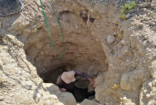 رشته قنات آبشور در خرامه مرمت شد