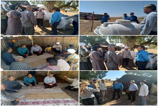 رفع مشکل آب وعلوفه دام و جاده عشایر منطقه سر میدان شوهان شهرستان ملکشاهی