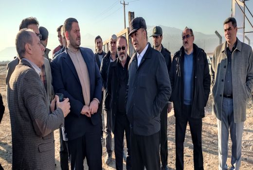 بازدید از پروژه احداث شهرک دامپروری شهرستان مرند